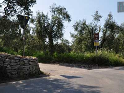 La strada per raggiungere Borgo Sette Torri, silenziosa frazione di Giovinazzo. Dal centro abitato percorriamo la sp 107 e dopo cinque chilometri svoltiamo a destra sulla sp 55. Guidiamo per un altro chilometro e mezzo prima di girare a sinistra in strada vicinale Palmento Cotugno, sulla quale troviamo una prima indicazione del borgo